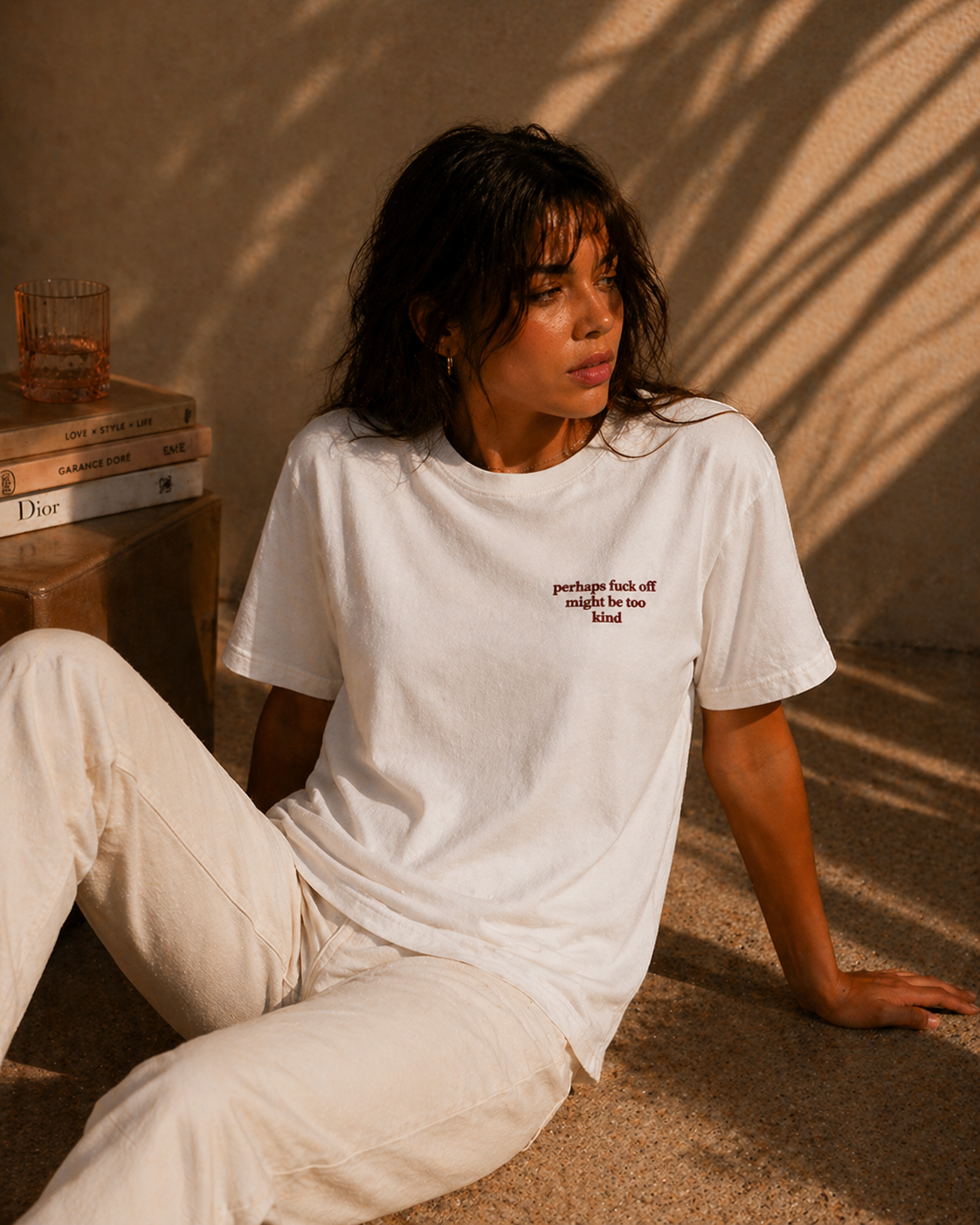 Do Me A Favour Embroidered Unisex Premium T-shirt