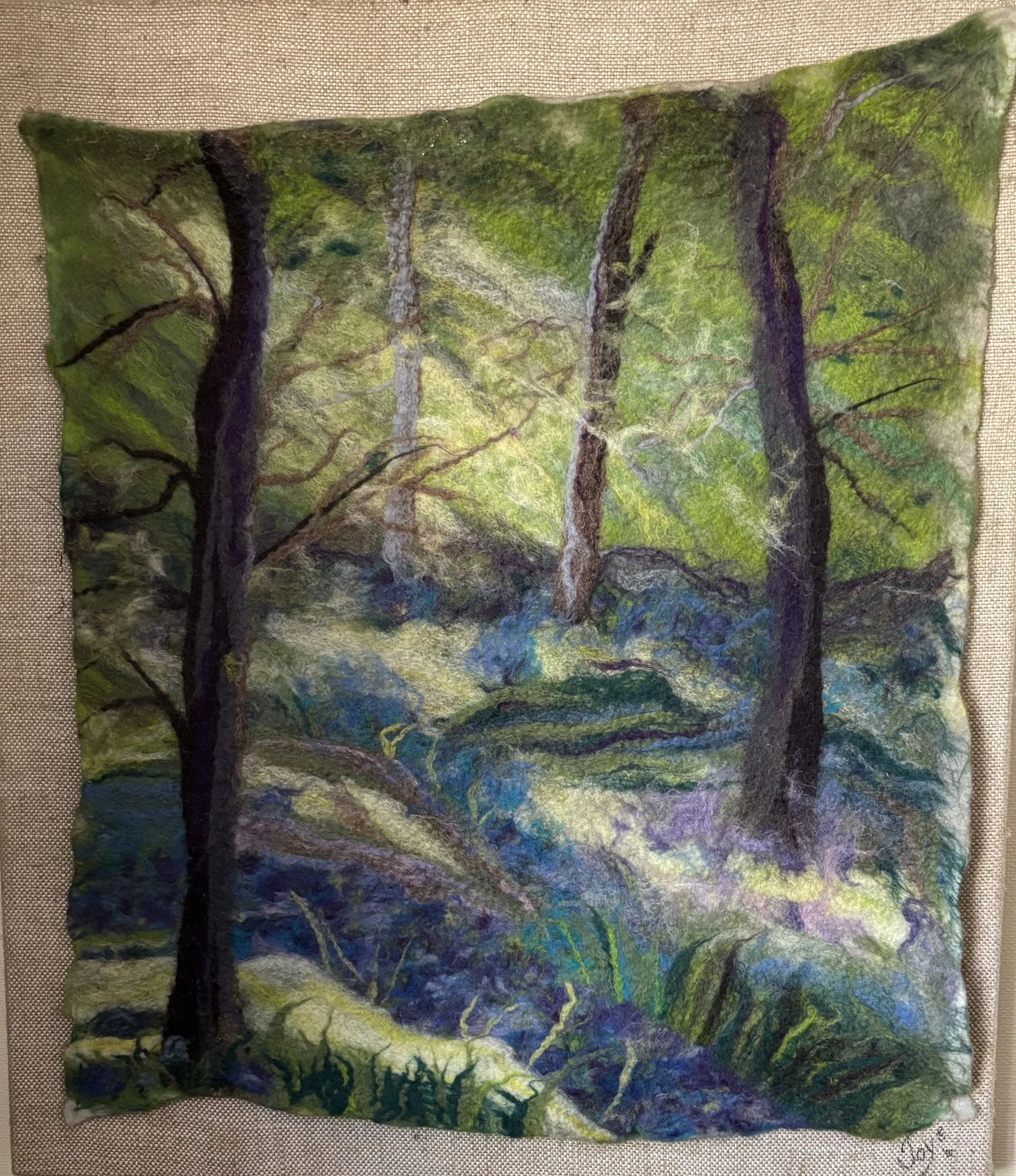 ‘The Enchanted Grove’ felting