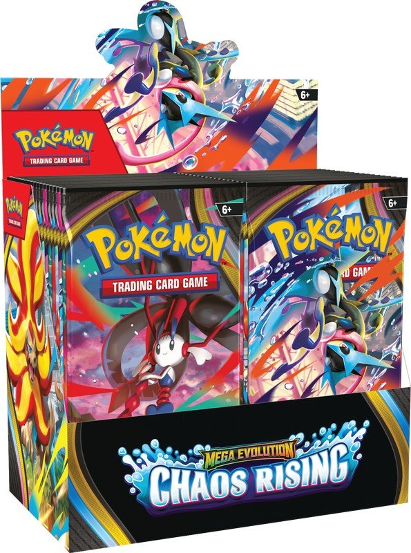 Pokémon Mega Evolutions Chaos Rising Booster Box (Pre-Order)