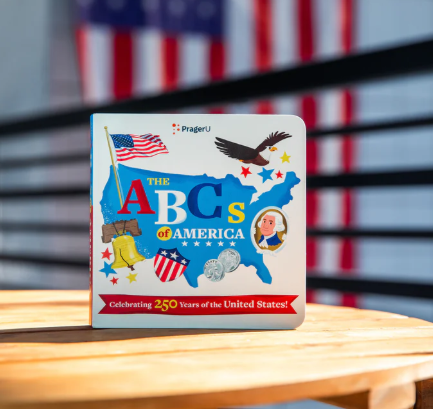 Educational Alphabet Board Book Teaching American Values for Kids