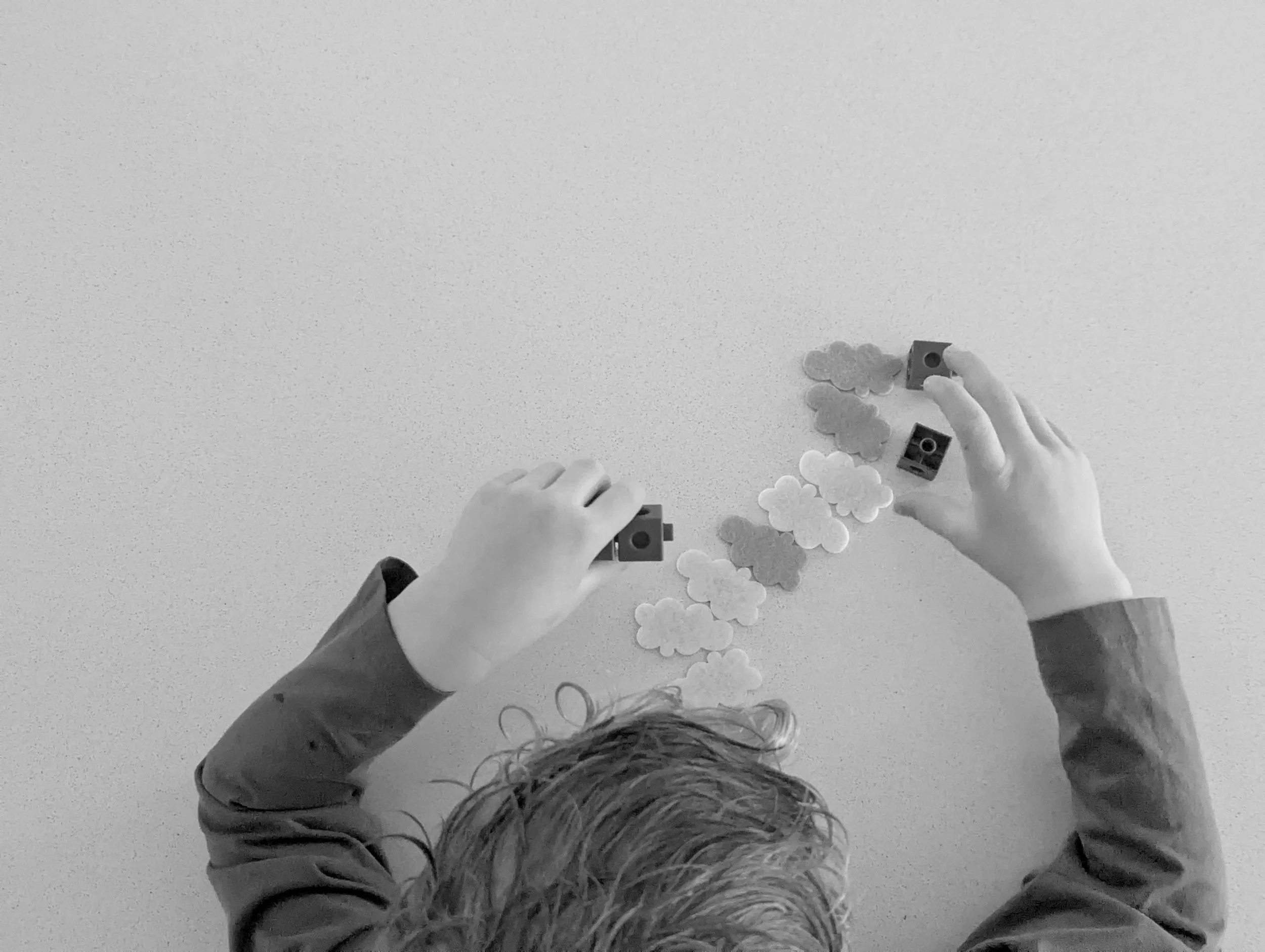 Child using hands-on manipulatives and blocks during personalized math and academic tutoring in Halifax