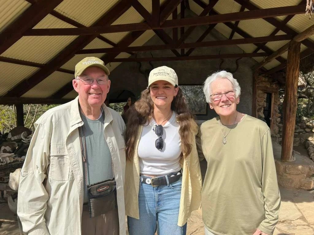 Georgie meeting with Journey to Africa Guests at Borana Lodge in Kenya