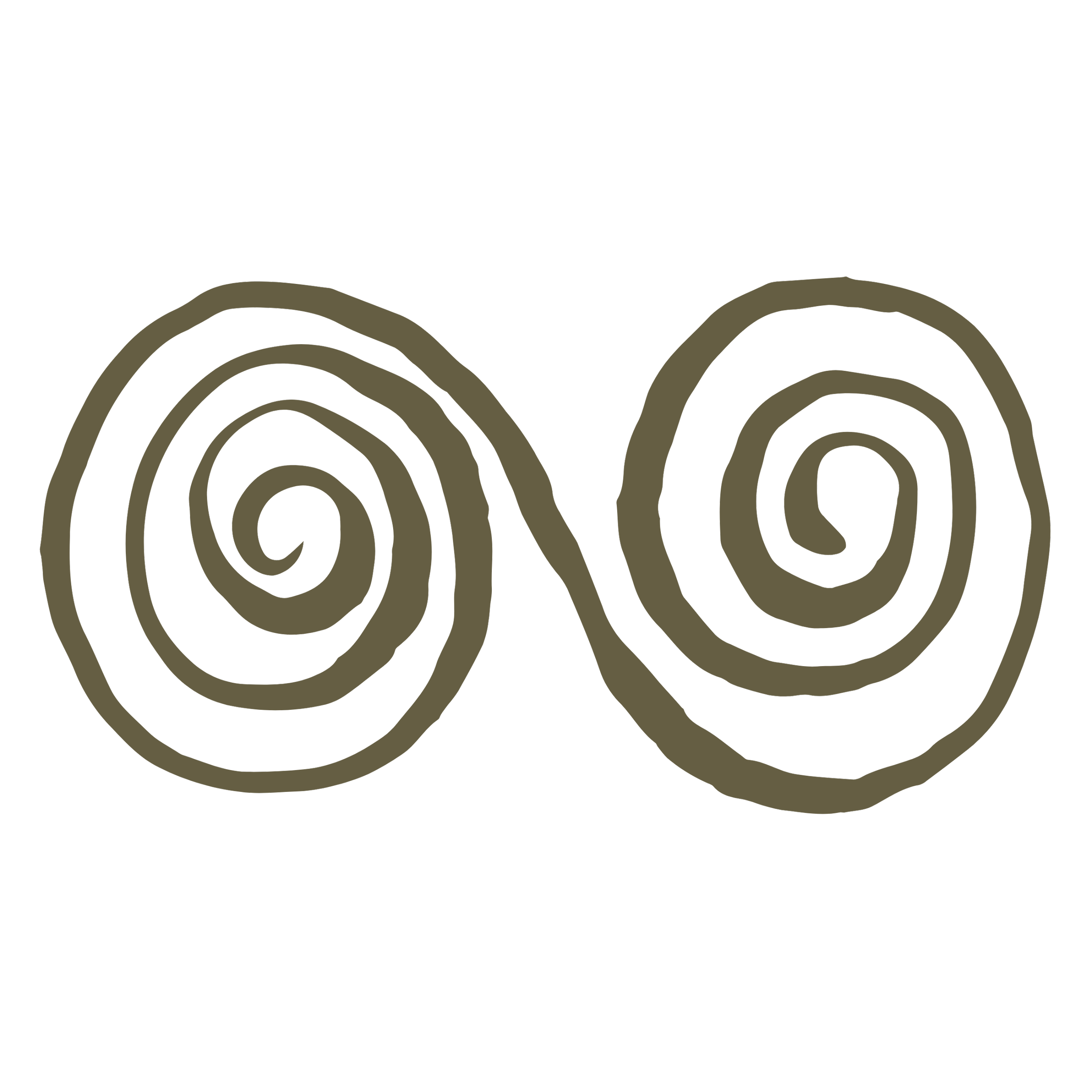Black background with gold concentric circle pattern at the bottom.