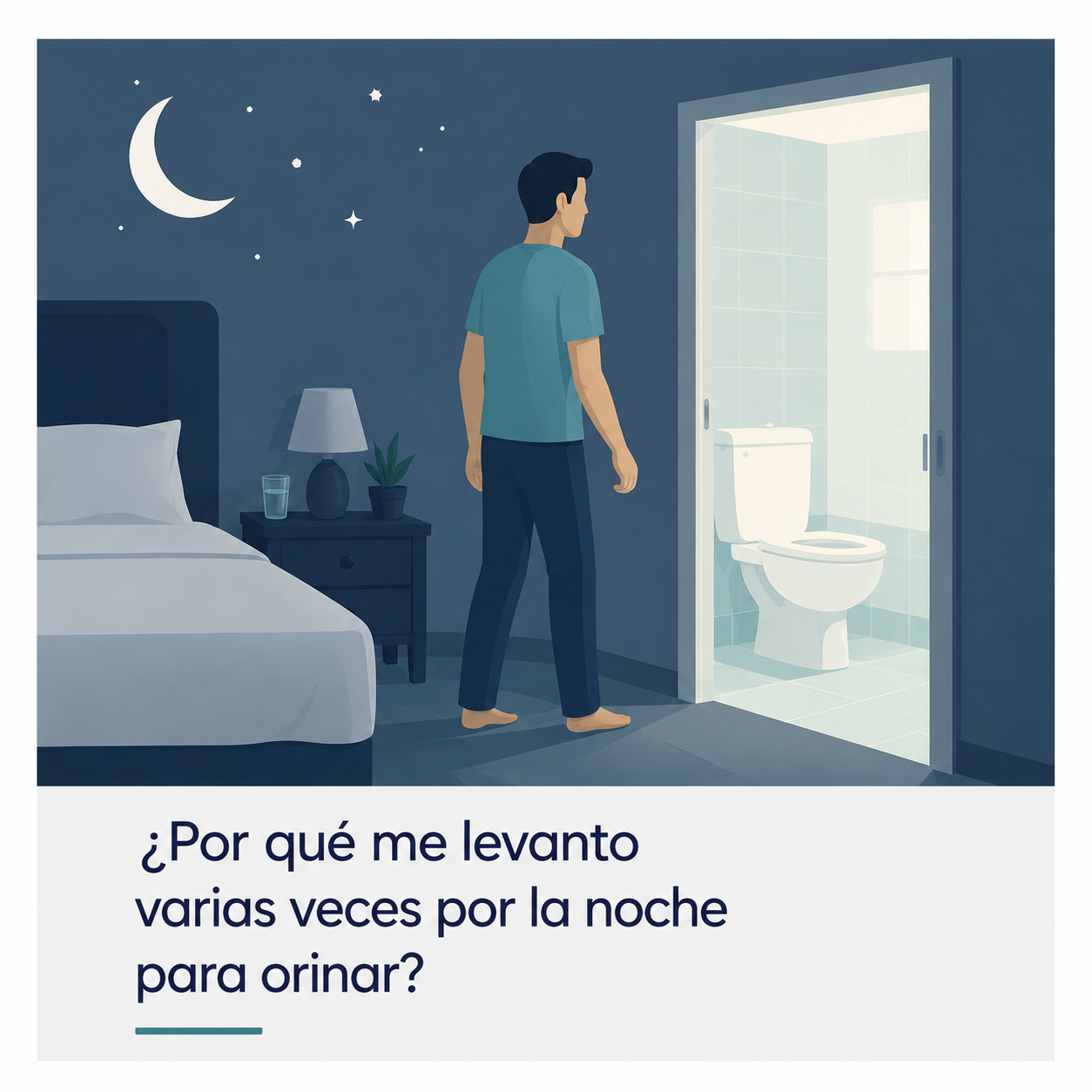 ¿Por qué me levanto varias veces por la noche para orinar?
