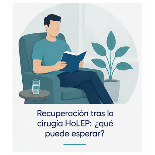Recuperación tras la cirugía HoLEP: ¿qué puede esperar?