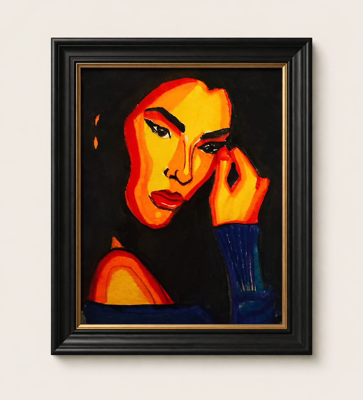 "Aura", 2022, Watercolour on paper