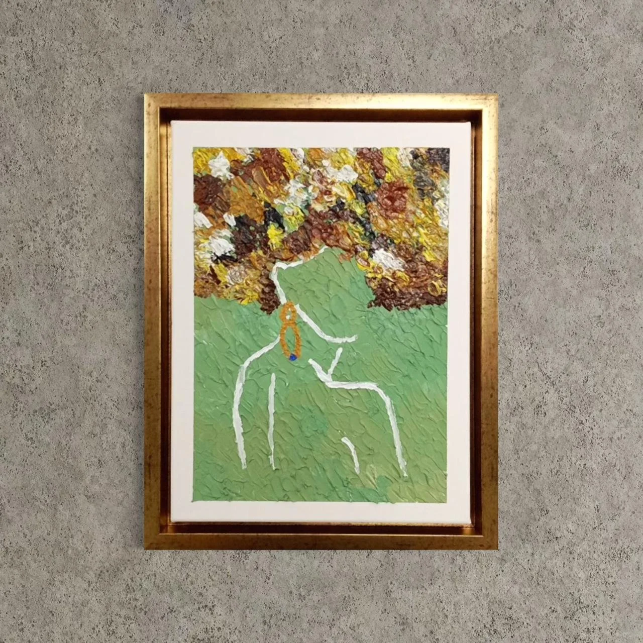 "Rêverie", 2026
Acrylic and modelling paste on canvas, 30 x 40 cm