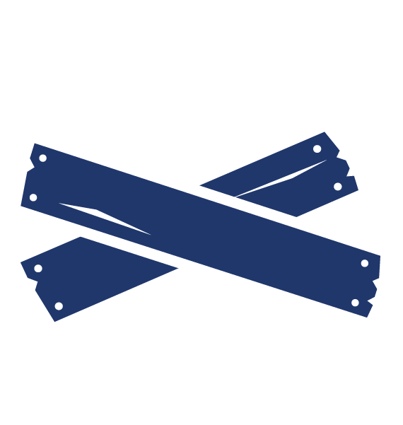 Wood board design, an icon for The Board Up Company, window board up, roof tarp and storm damage in St. Louis, Missouri