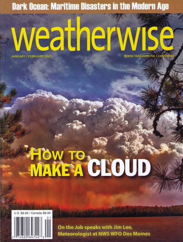cover of January/February 2021 issue of Weatherwise magazine