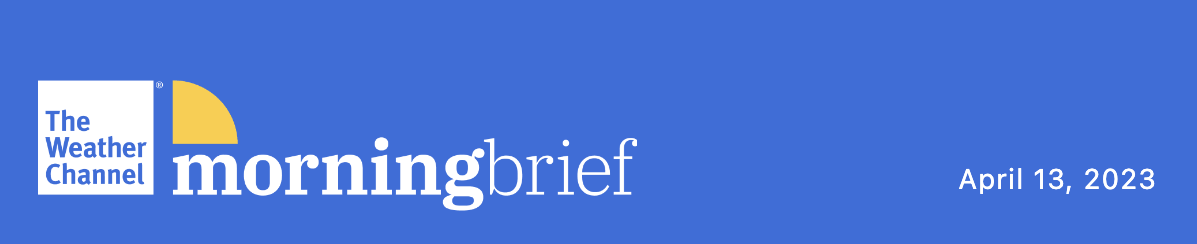 banner graphic for The Weather Channel Morning Brief