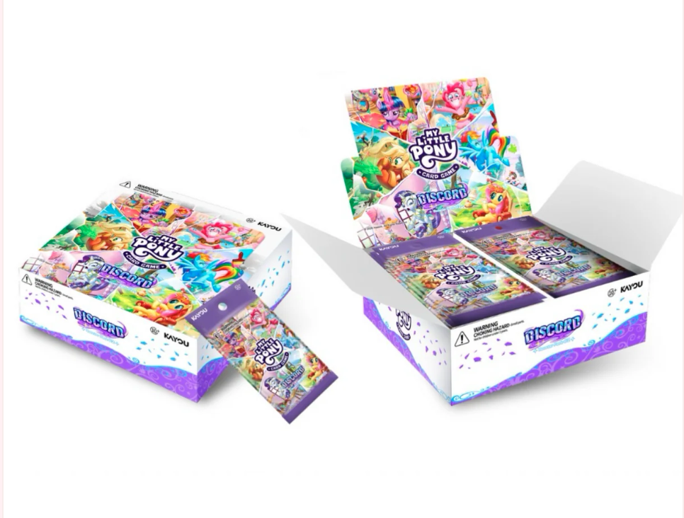 PRE-ORDER - My Little Pony Card Game - DISCORD!!! KAYOU My little pony TCG Booster Pack