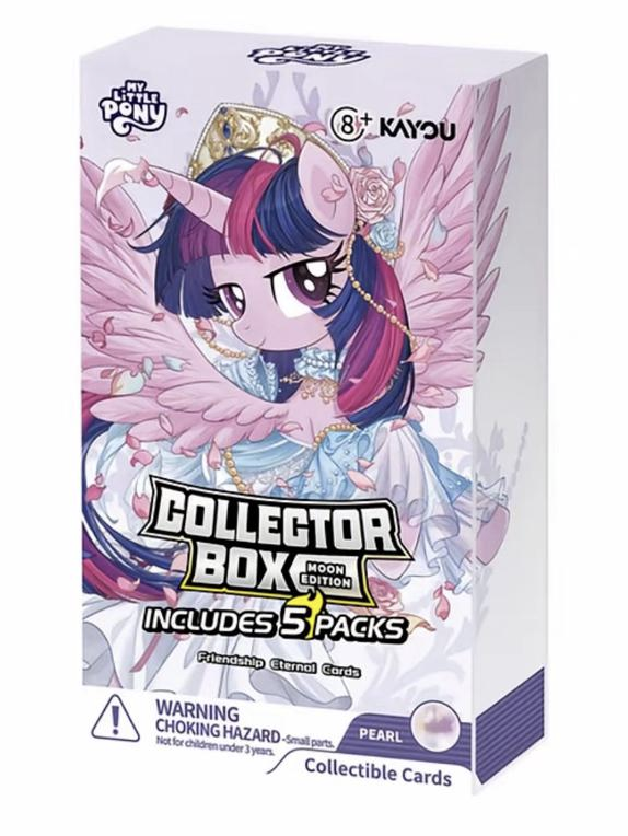 KAYOU My Little Pony Friendship Eternal Cards - Moon Edition English Series 3 - Collector Box 5 Packs