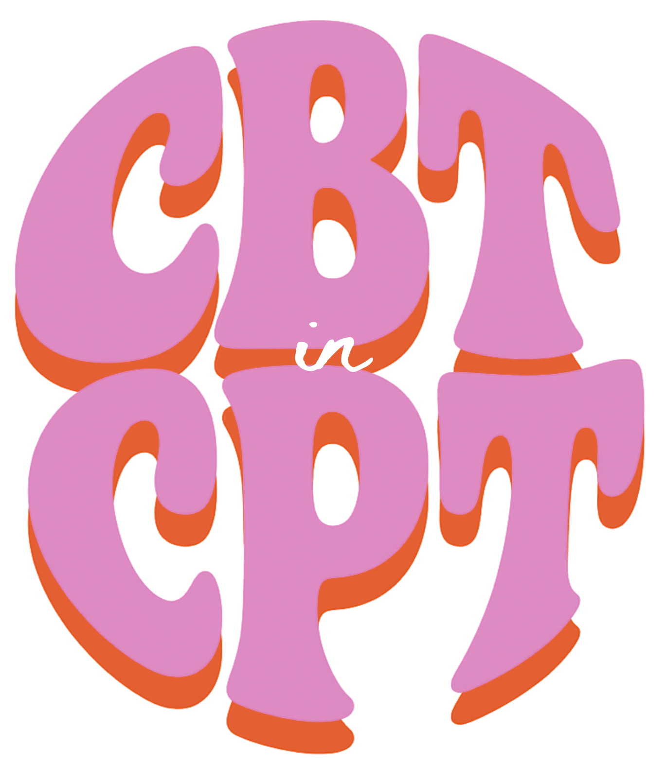 Colorful text in pink and orange spelling out 'CBG in 22' with a pink background and white 'in' between the large letters.