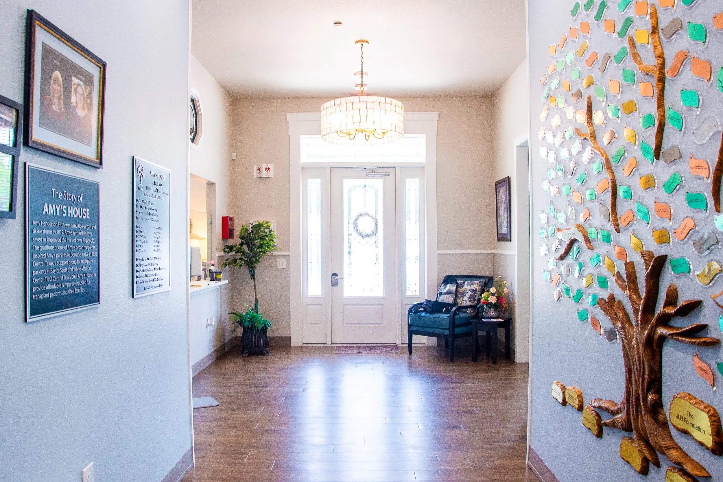 Entry and Guest Services desk