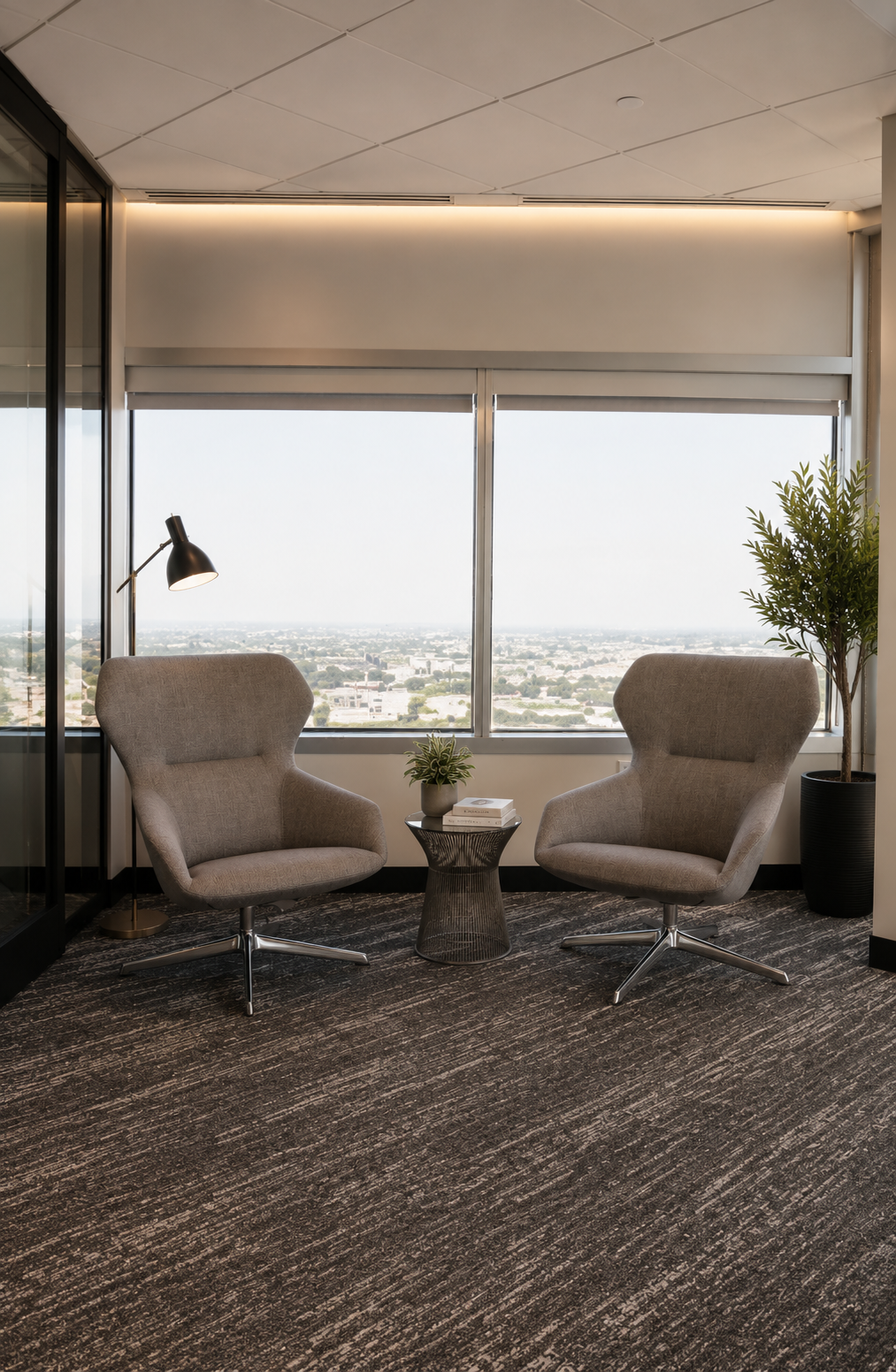 Chairs outside executive office