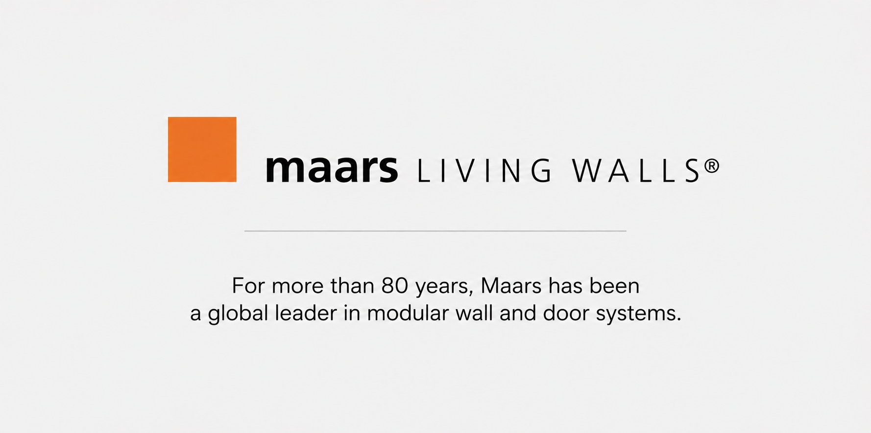 WRG celebrates Maars Living Walls, a global leader in modular wall and door systems, and its continued growth in North America.
