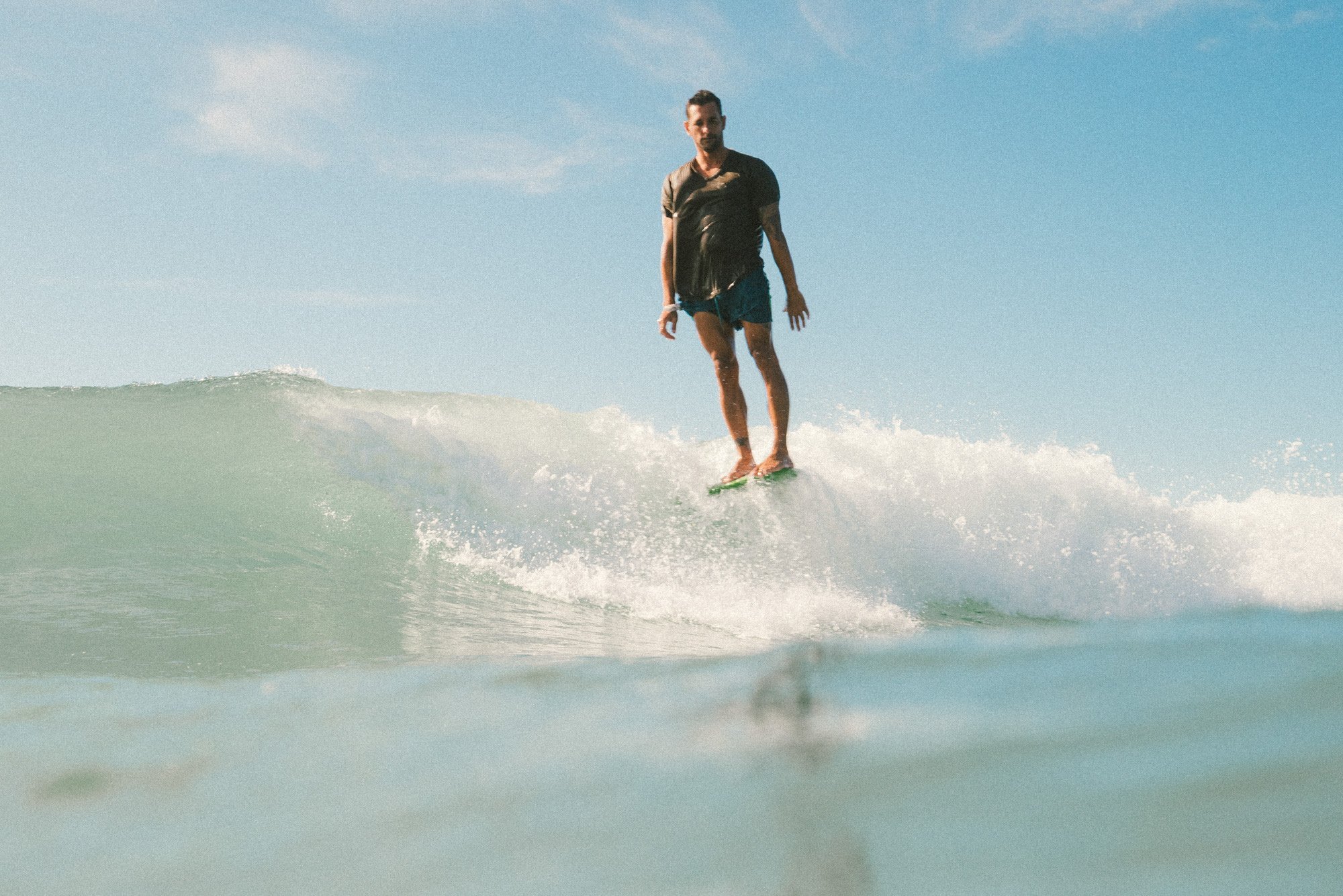 pé no bico longboard praia grande ubatuba onda perfeita