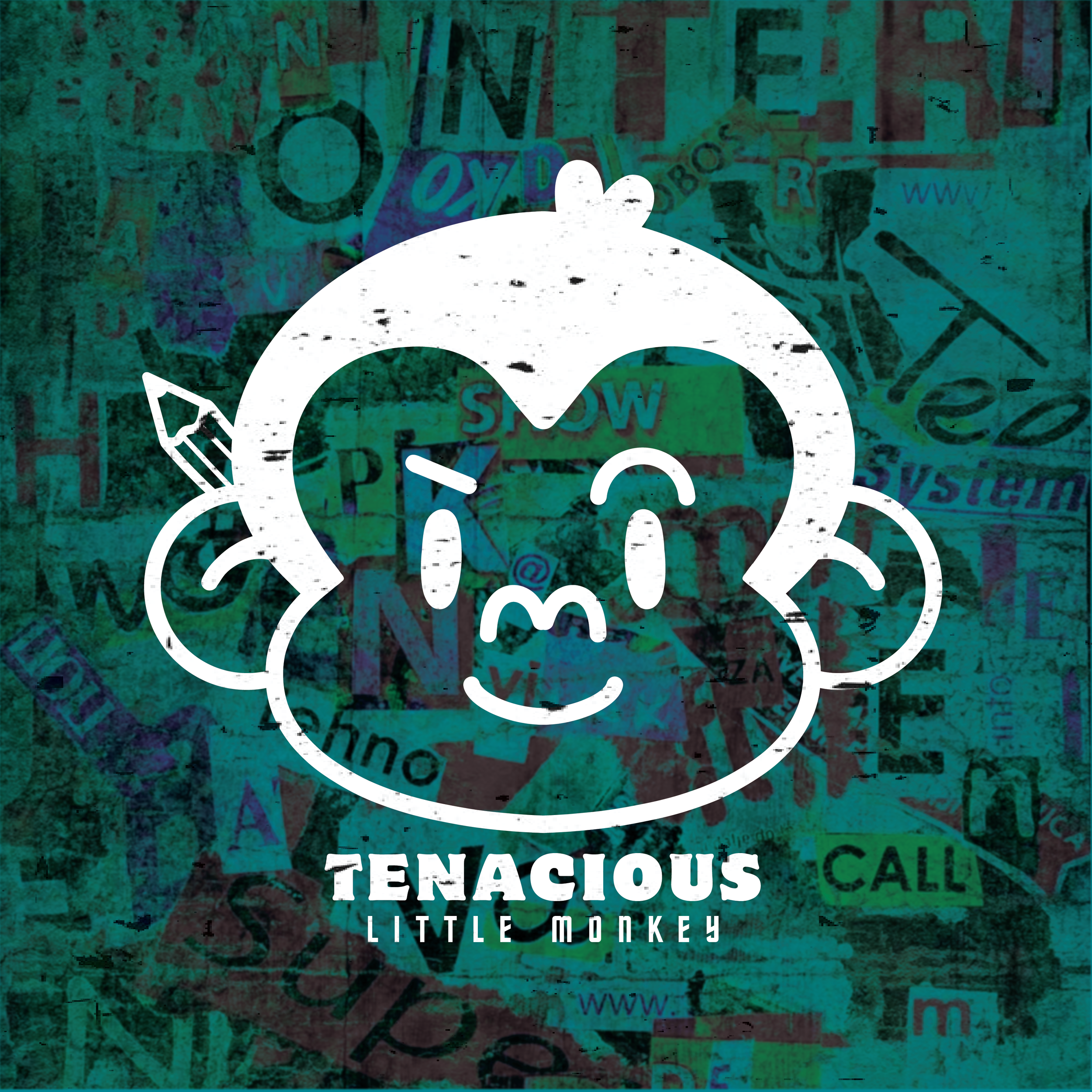 Tenacious Little Monkey Stencil