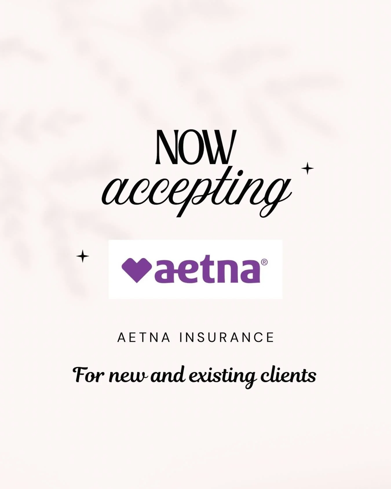 Starting June 8 all new and existing clients can bill their sessions IN NETWORK with Aetna!

Contact me at the link in bio if you want to get started!

#aetna #insurance