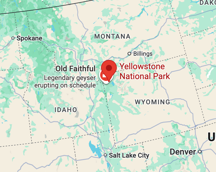 Yellowstone National Park - considered by many to be America's finest.
