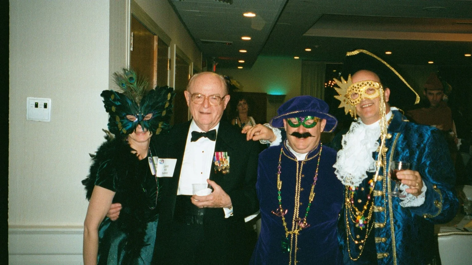 Pat, Bill Kastner, Steve, Curt - ED Ball 2002