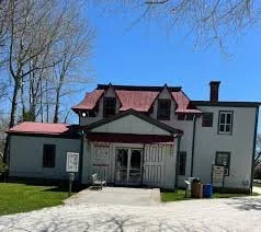 1955 - the Carriage House (horses) - our first home in Cape May - on the abandoned Physick Estate