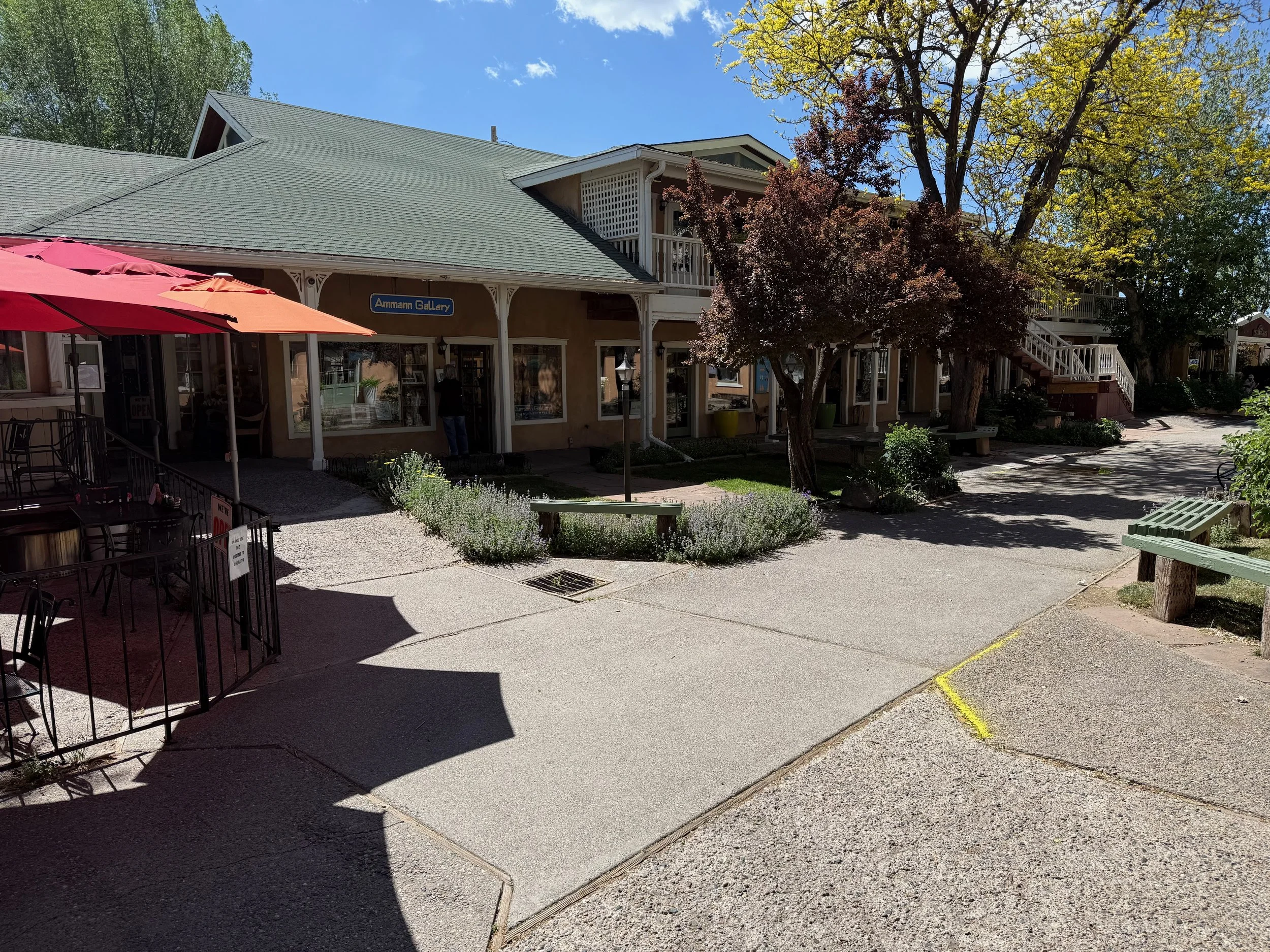 The "downtown" area is vibrant and fun