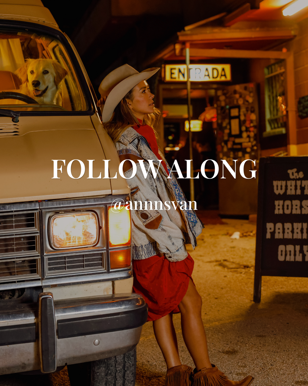 Annie Wonderlich daily life on Instagram, sharing van life, starting over at 43, and forest cottage living