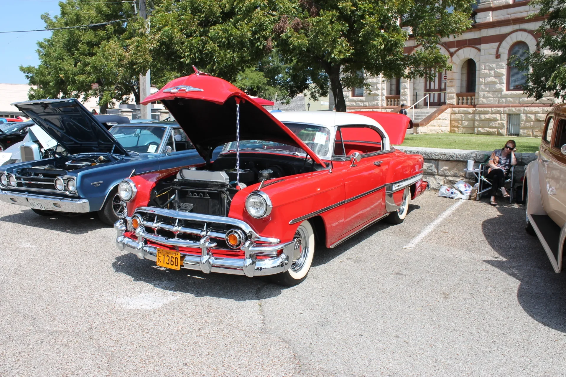 Cruzin Cruzers Car Show Historic Coryell County Courthouse Square Gatesville, Texas