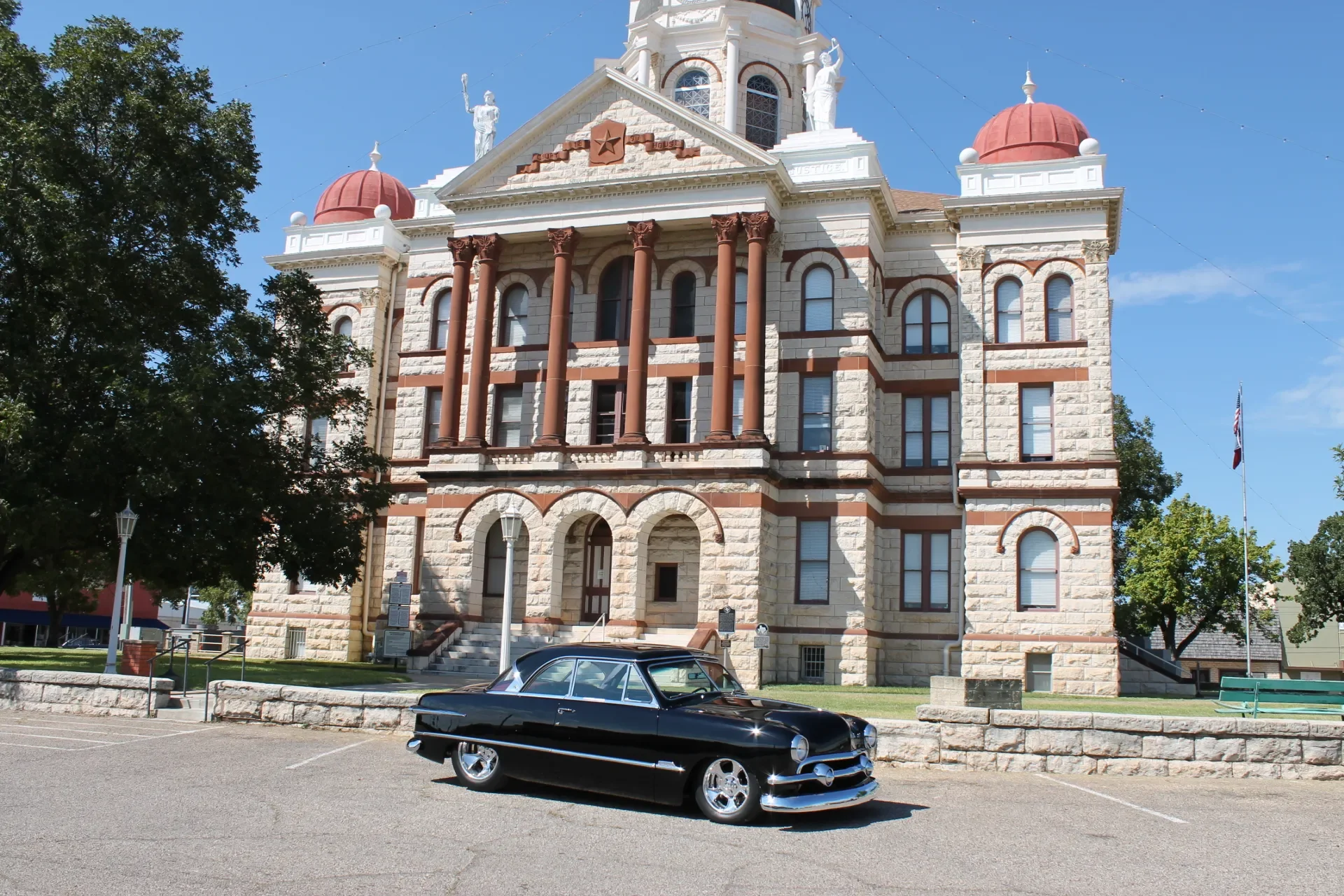 Cruzin Cruzers Car Show Historic Coryell County Courthouse Square Gatesville, Texas