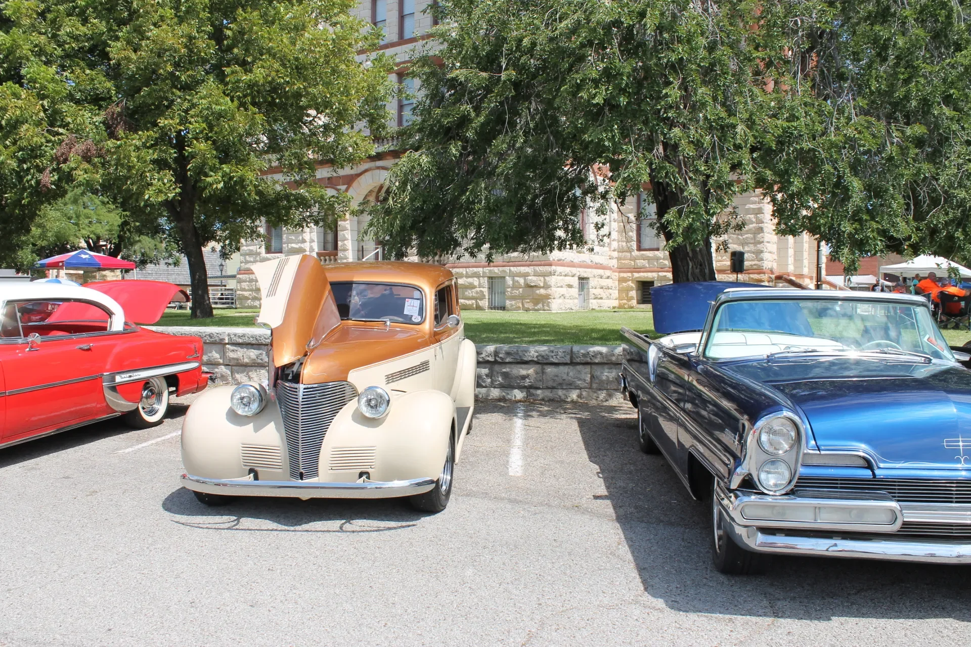 Cruzin Cruzers Car Show Historic Coryell County Courthouse Square Gatesville, Texas