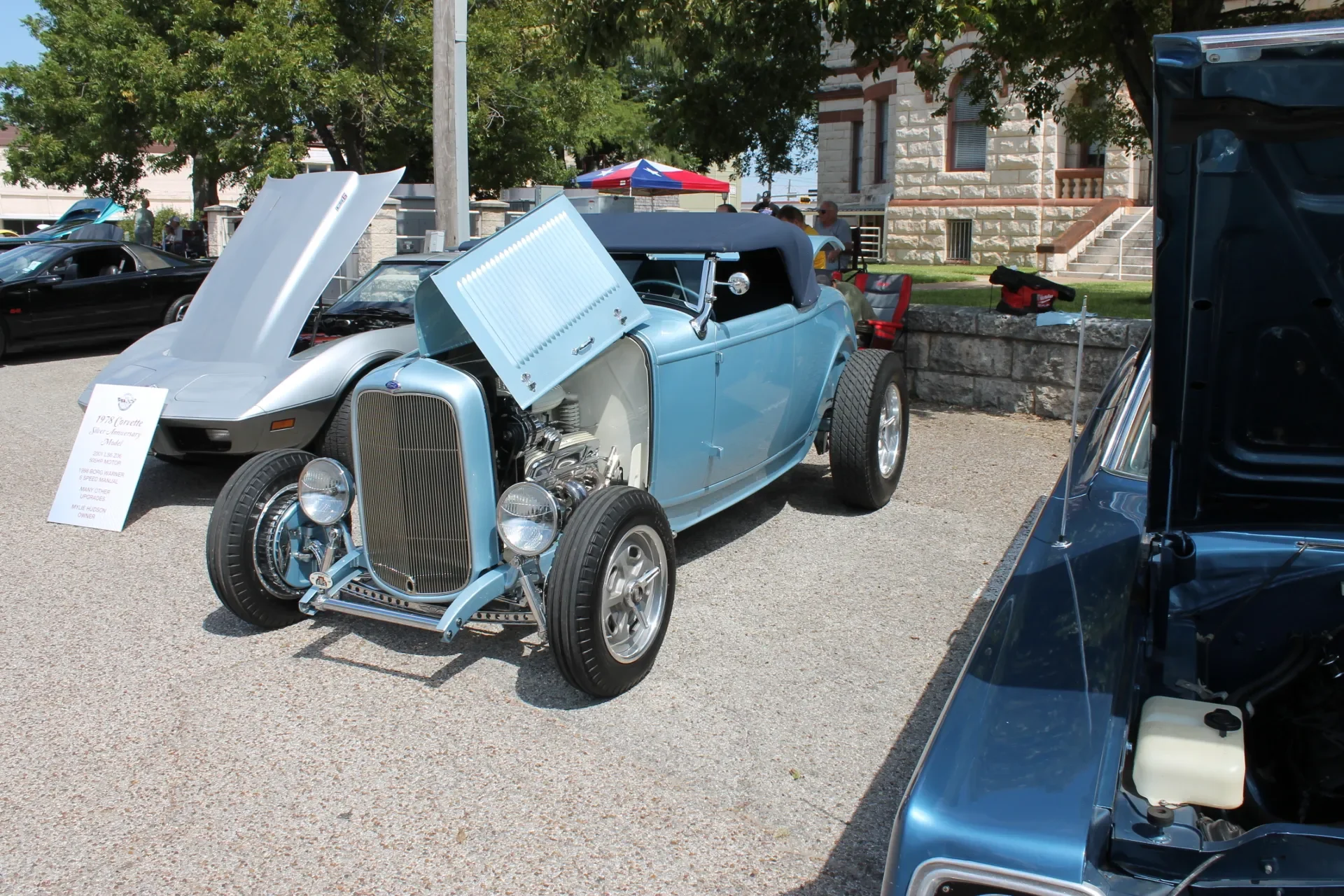 Cruzin Cruzers Car Show Historic Coryell County Courthouse Square Gatesville, Texas