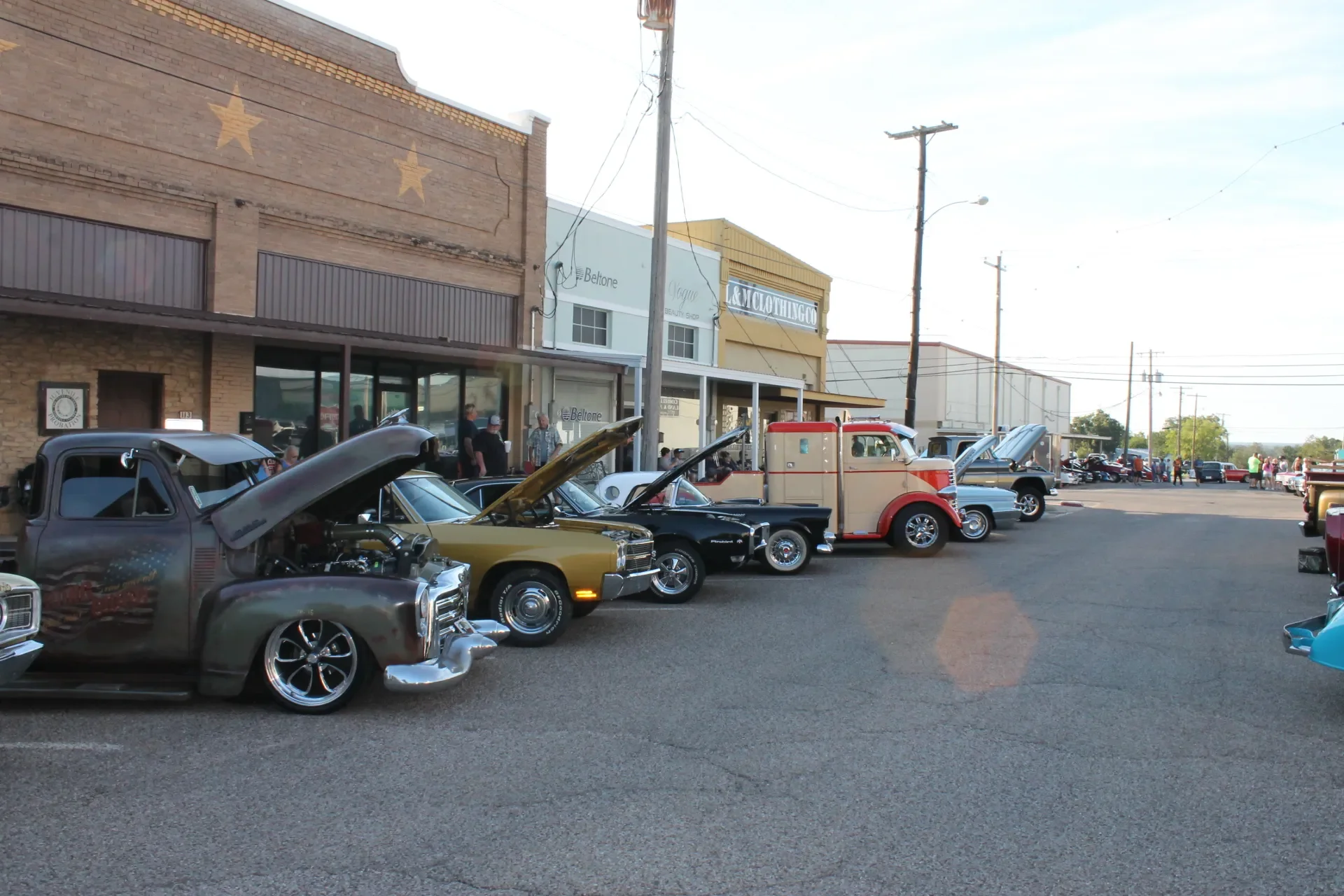 Cruzin Cruzers Car Show Historic Coryell County Courthouse Square Gatesville, Texas