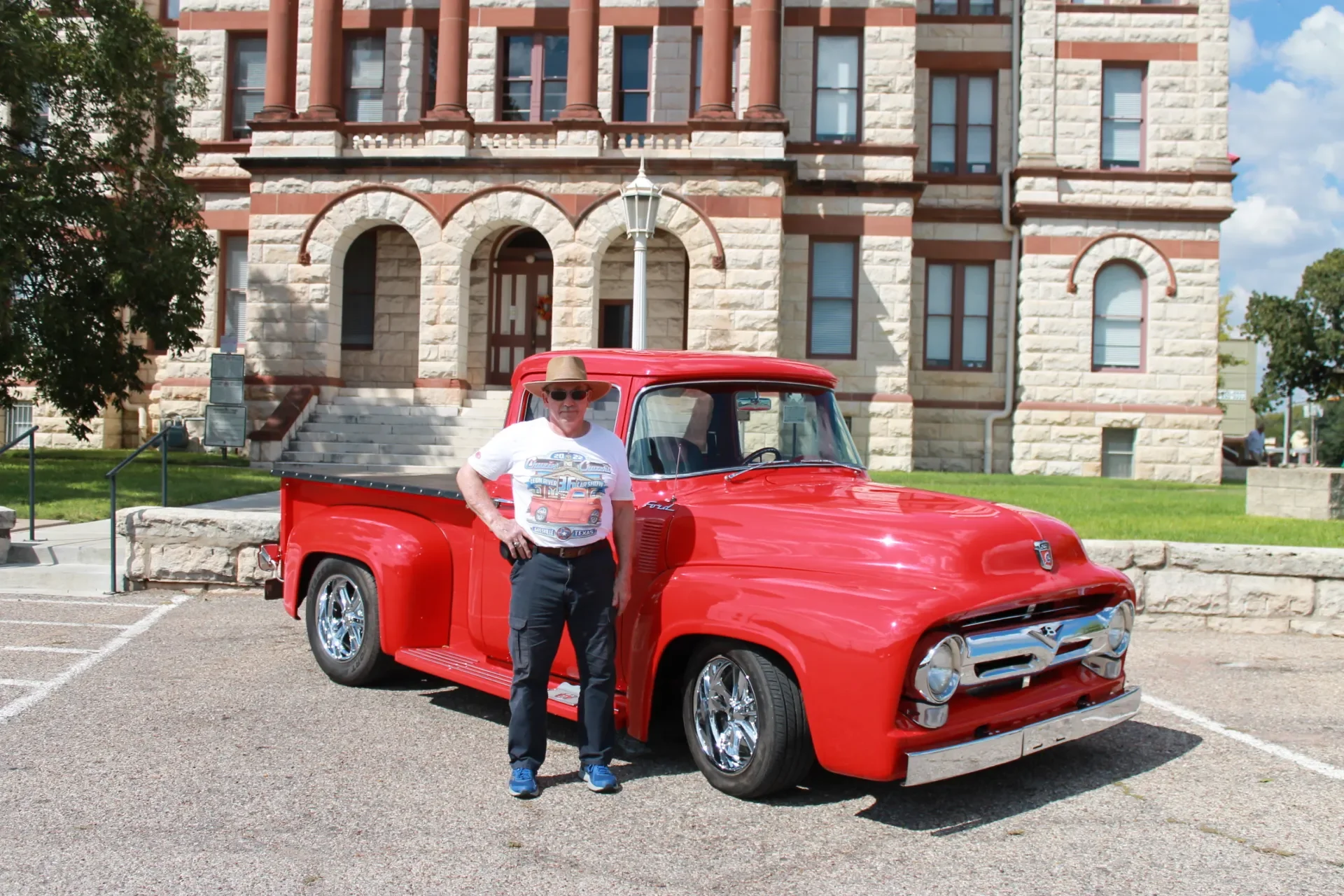 Cruzin Cruzers Car Show located on the Historic Coryell County Courthouse Square in Gatesville, Texas