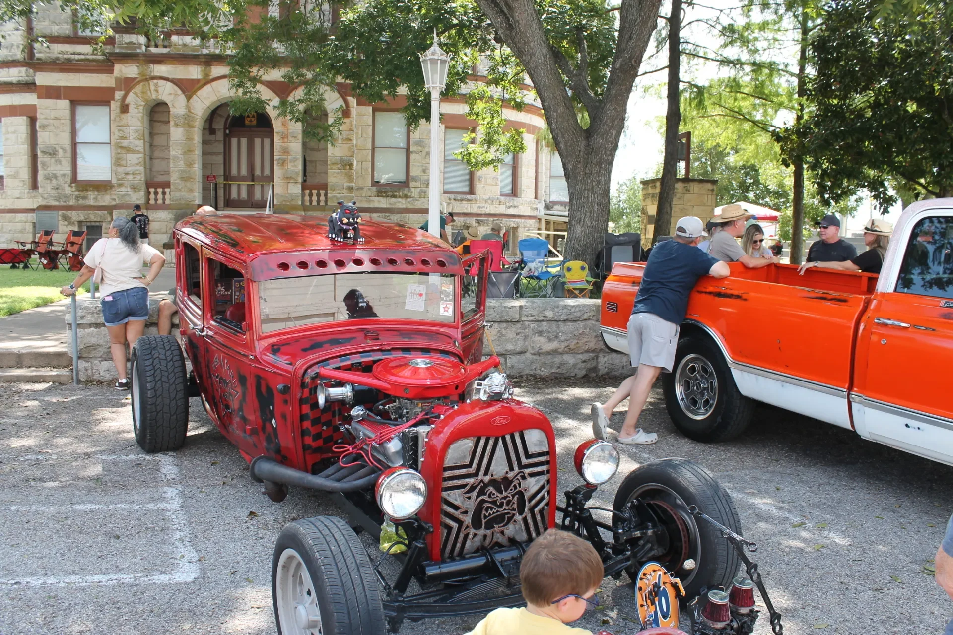 Cruzin Cruzers Car Show Historic Coryell County Courthouse Square Gatesville, Texas
