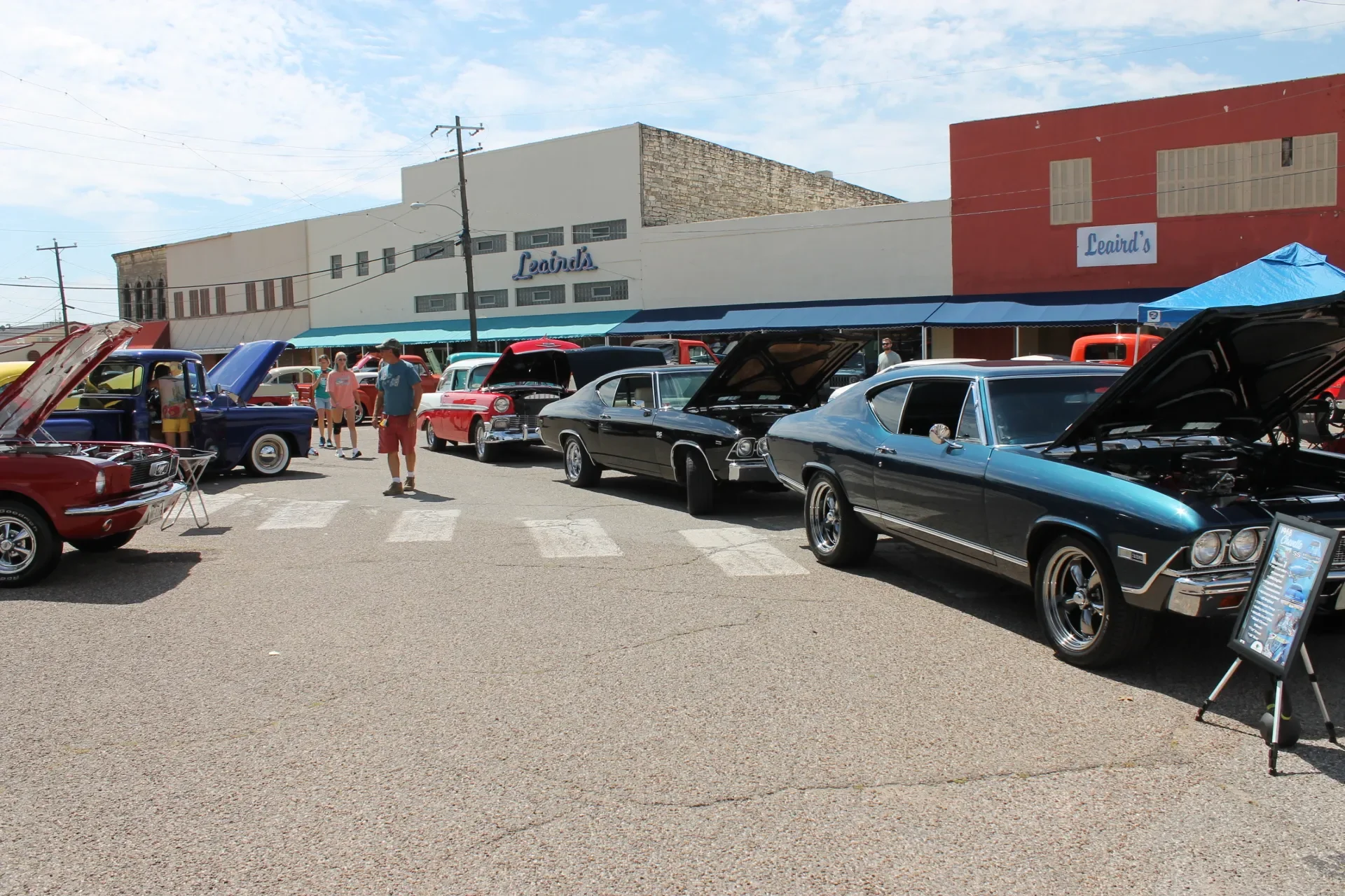 Cruzin Cruzers Car Show Historic Coryell County Courthouse Square Gatesville, Texas