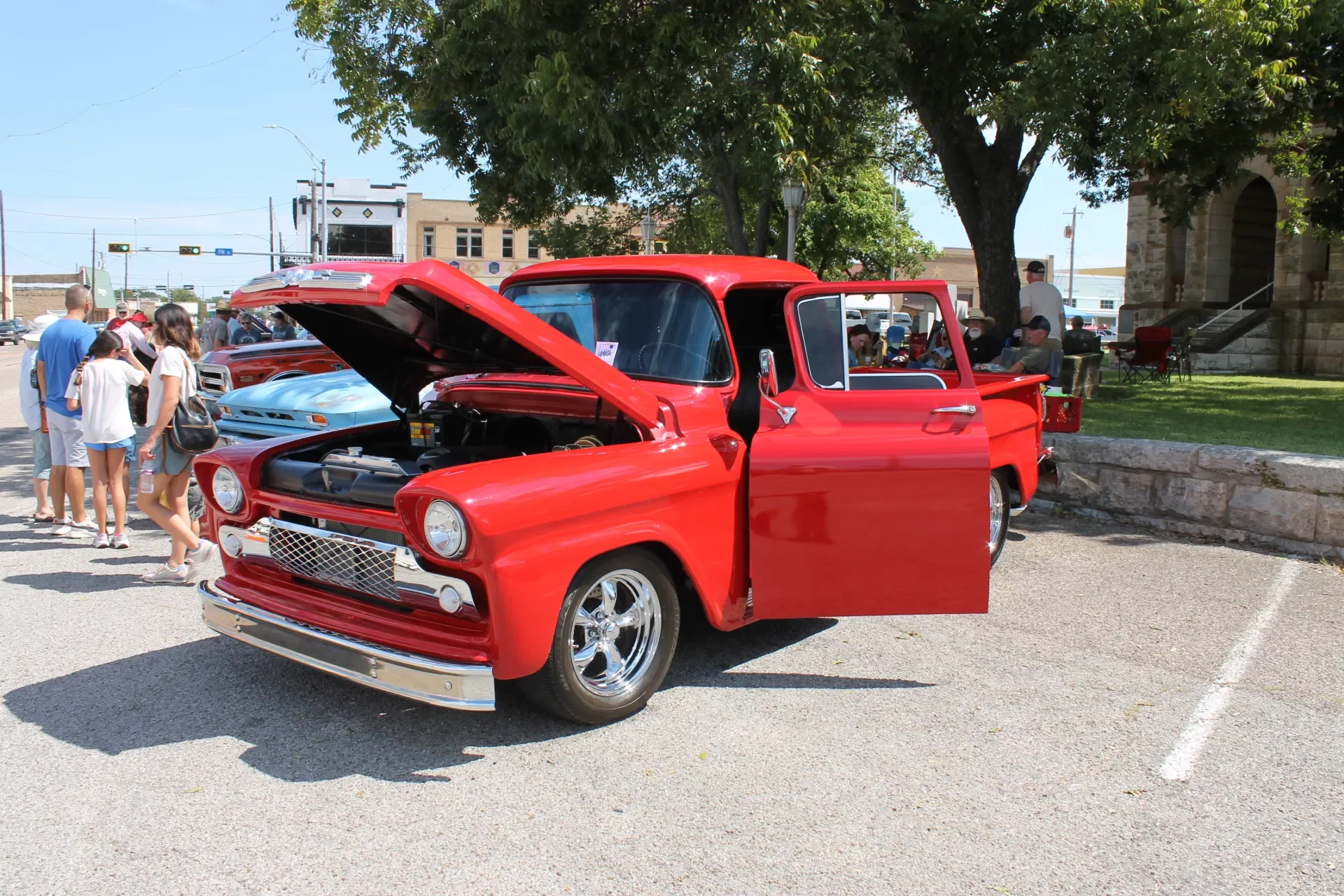 Cruzin Cruzers Car Show Historic Coryell County Courthouse Square Gatesville, Texas