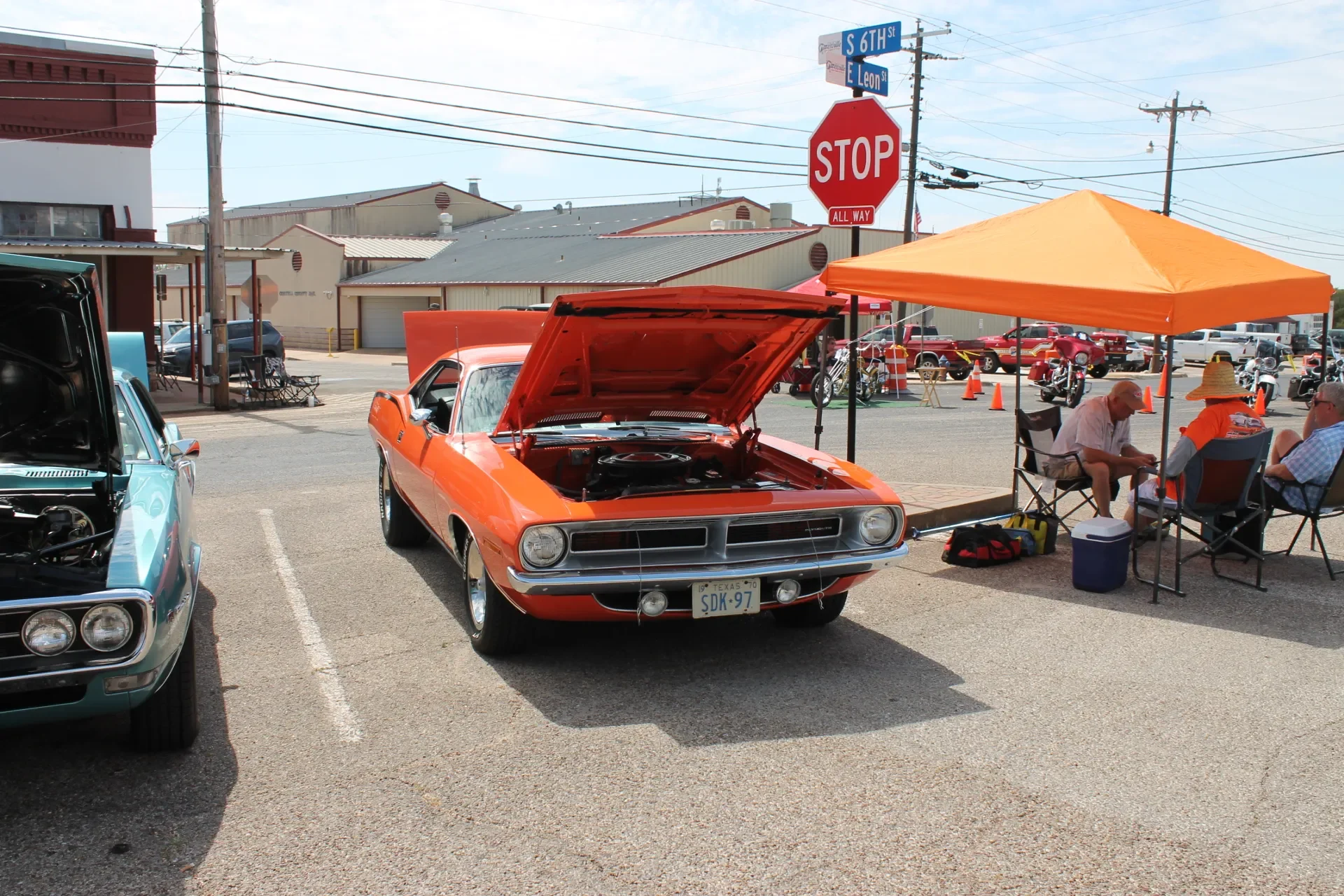Cruzin Cruzers Car Show Historic Coryell County Courthouse Square Gatesville, Texas