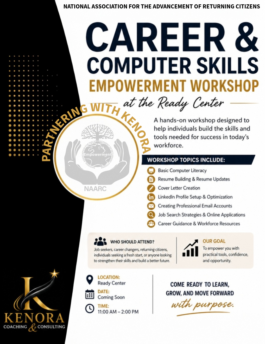 Computer Literacy &amp; Resume Support at the Ready Center