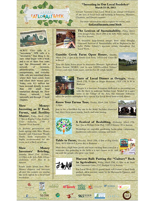 2013 Eat Local Week
