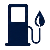A fuel pump with a fuel nozzle attached.