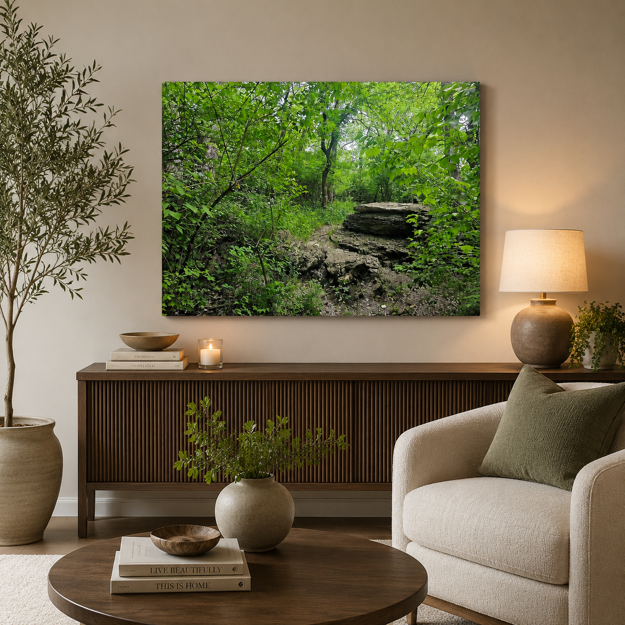 Council Rock - Photo on Canvas