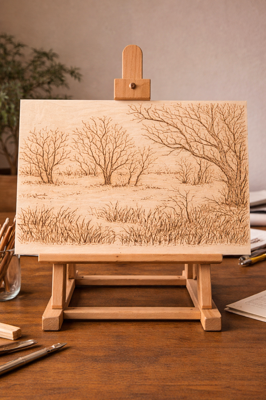 12x8 Seasons - Basswood Art Board