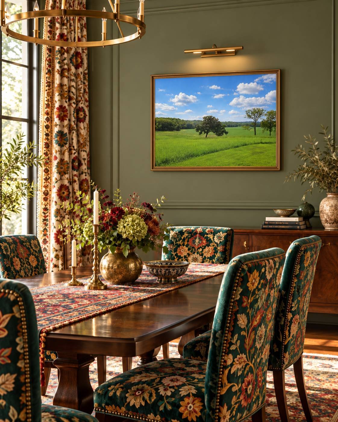 At the Edge of the Valley - Photo on Canvas