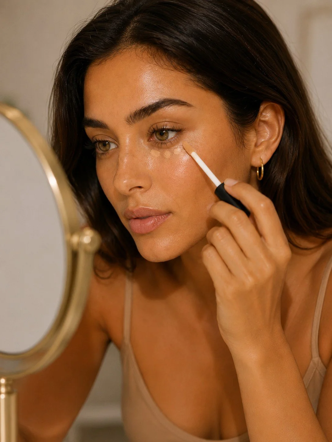 Sienna using concealer.jpg
