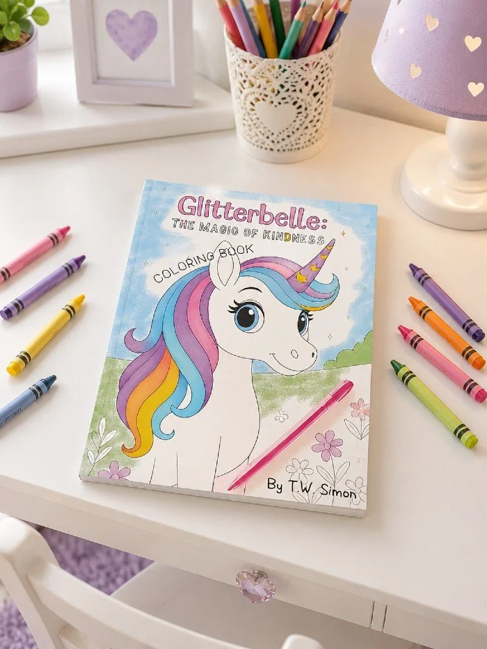 Glitterbelle: The Magic of Kindness - COLORING BOOK