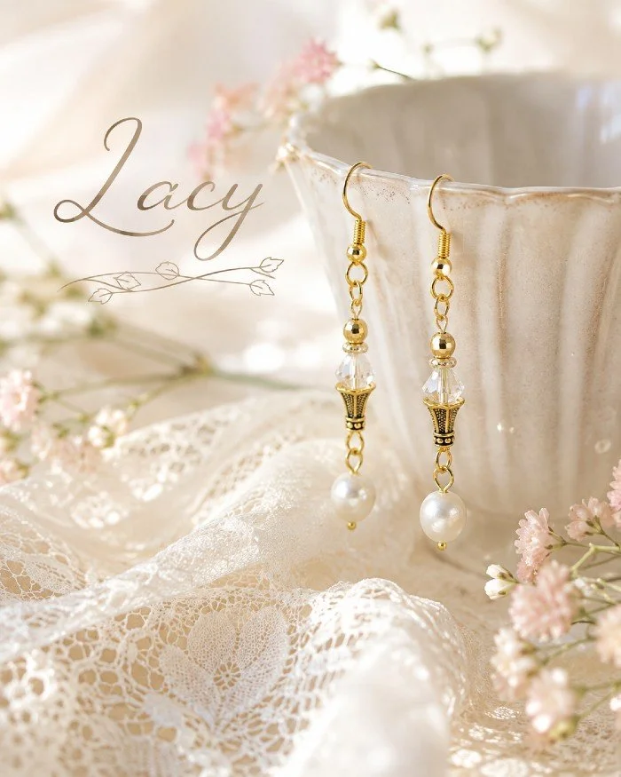 Lacy Earrings - Companion Collection