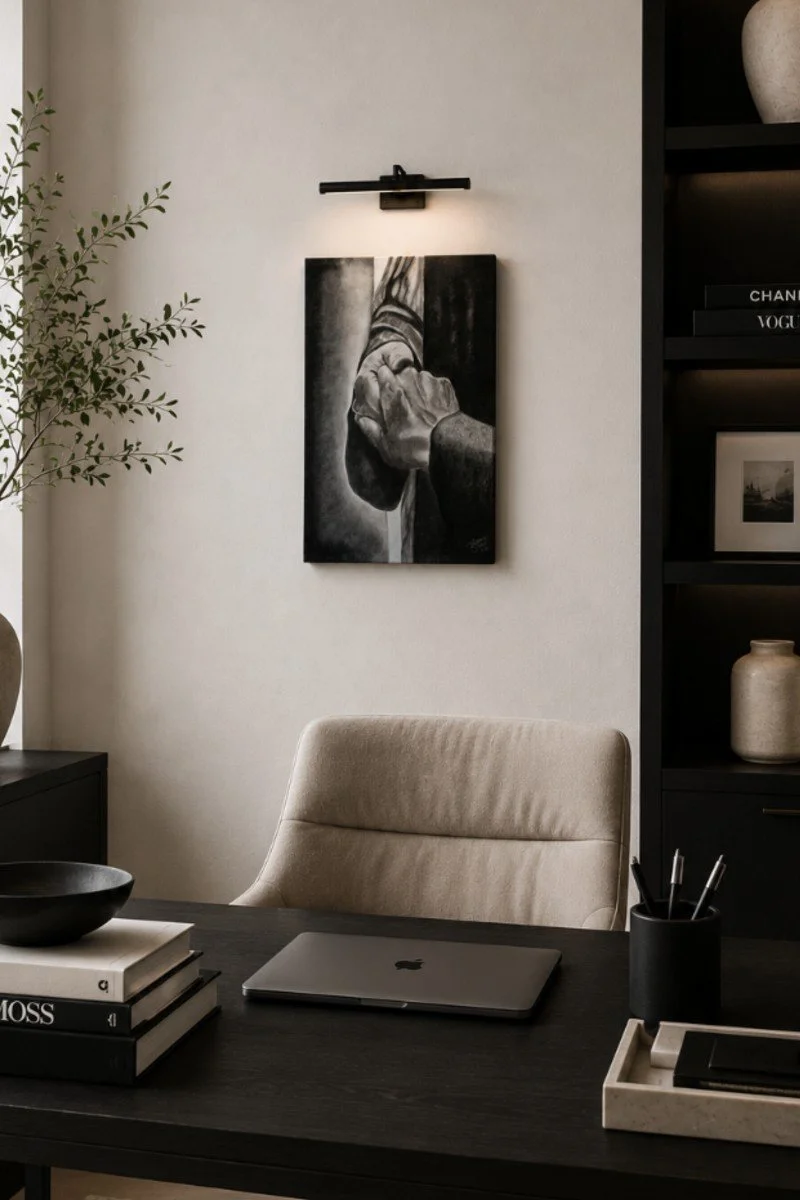 Going Home - Original Charcoal Art Printed on Canvas