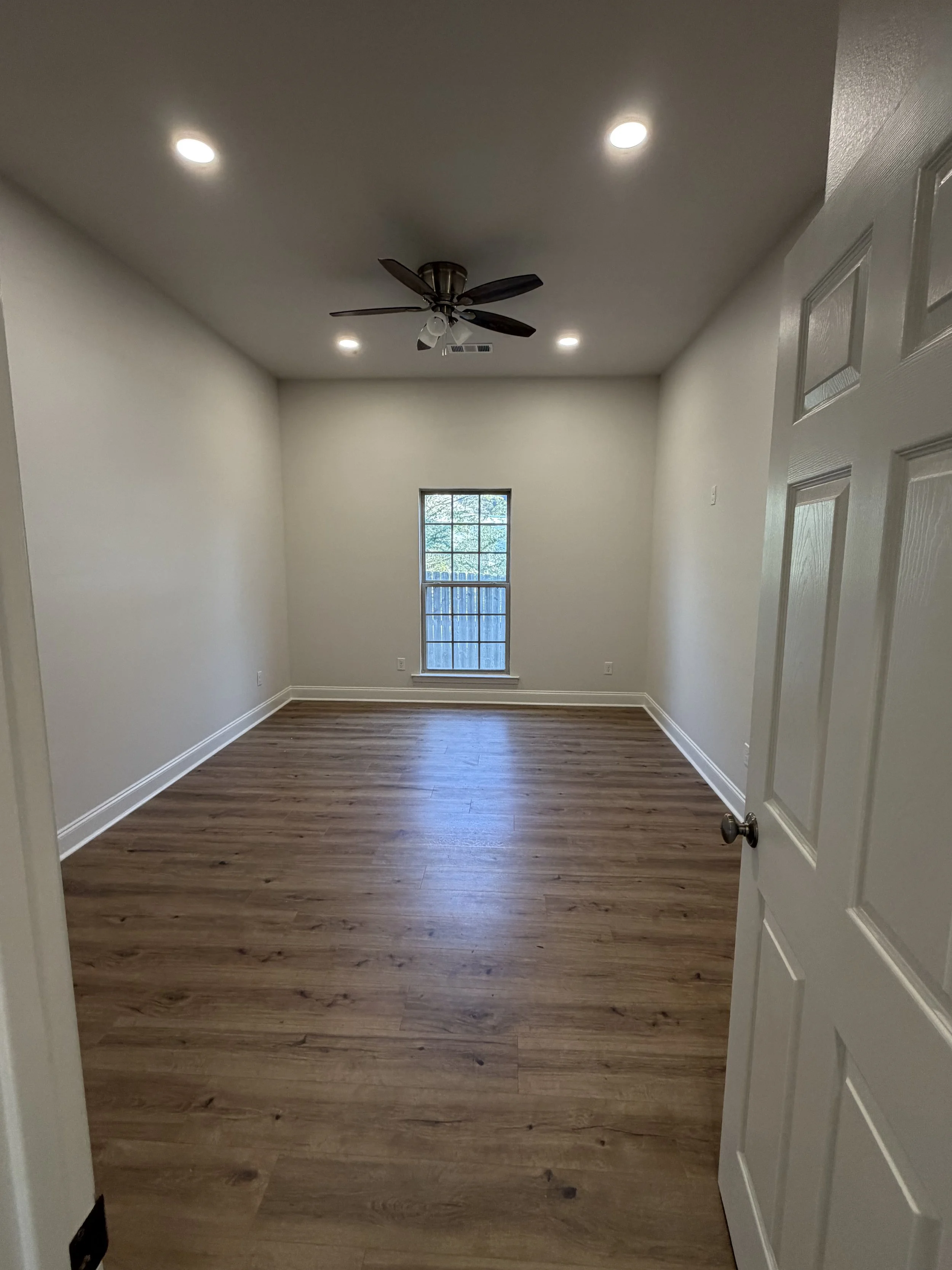 New bedroom entryway