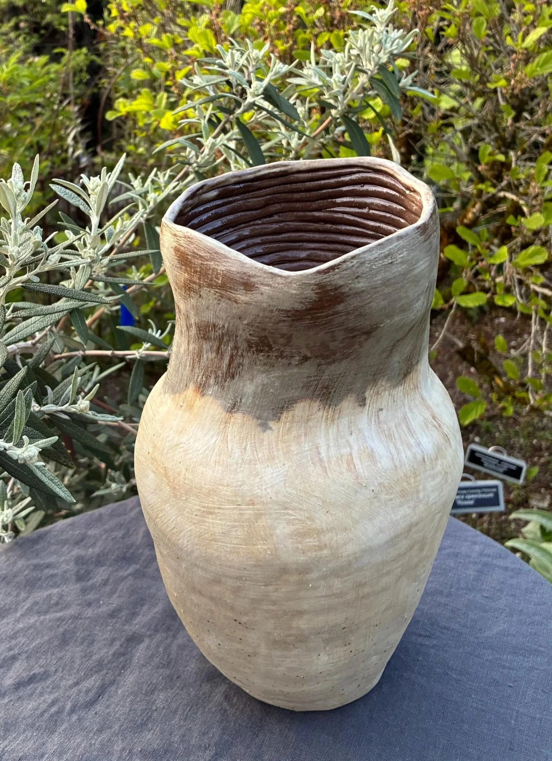 Matte Coiled Vase